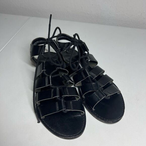 FADED GLORY Women’s Black Chilly Sandals, Black strap open toe Size 8 - Picture 3 of 11